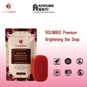 ROLIMBEE PREMIUM BRIGHTENING BAR SOAP WITH 10% NIACINAMIDE