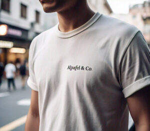 Alpafel & Co. Fitted Tee Premium - Kaos Pria Katun Casual Lengan Pendek Premium
