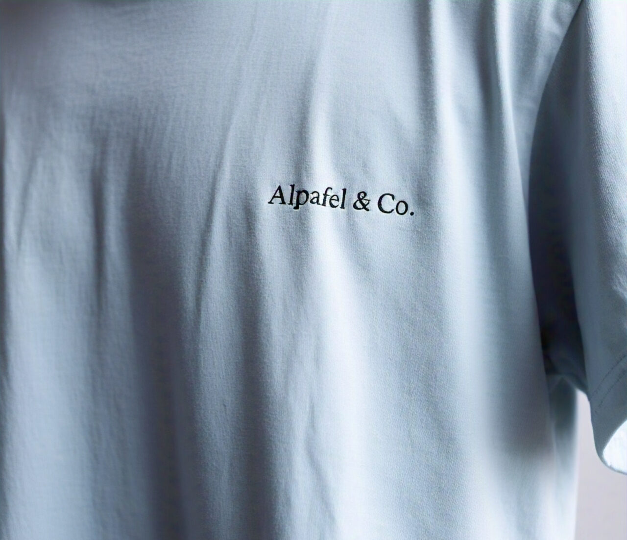 Alpafel & Co. Fitted Tee Premium - Kaos Pria Katun Casual Lengan Pendek Premium - Gambar 3